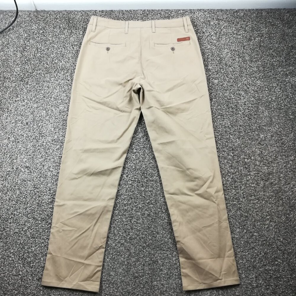 AG Adriano Goldschmied Pants Chino Beige Tan 32x30 Kullen Slim Fit Stretch - Picture 6 of 11